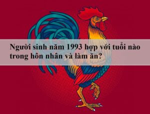 Người sinh năm 1993 hợp với tuổi nào trong hôn nhân và làm ăn?